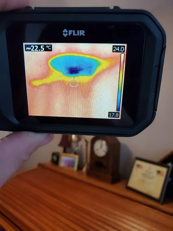 Thermal imaging inspection for water damage in Caddo Mills
