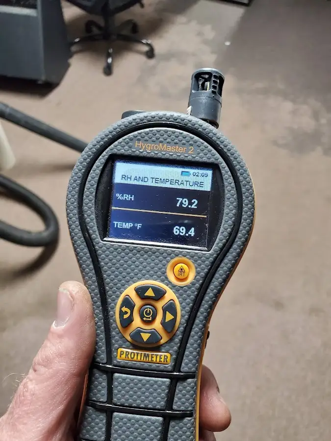 Moisture meter humidity assessment for Mold Remediation & Removal in Caddo Mills